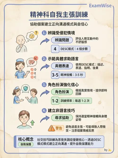 護理師 - 思覺失調症護理 - AI 圖文解析預覽