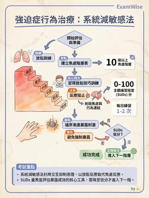 護理師 - 焦慮症與壓力相關障礙 - AI 圖文解析預覽