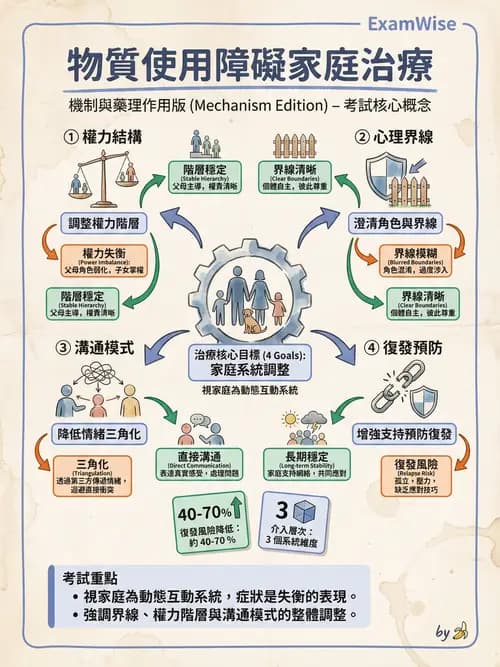 護理師 - 物質相關與成癮障礙 - AI 圖文解析預覽