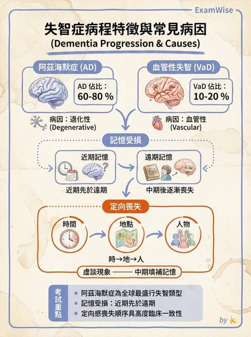 護理師 - 老年精神疾患 - AI 圖文解析預覽