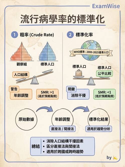 護理師 - 生命統計與健康指標 - AI 圖文解析預覽
