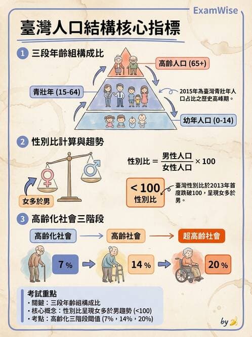 護理師 - 生命統計與健康指標 - AI 圖文解析預覽