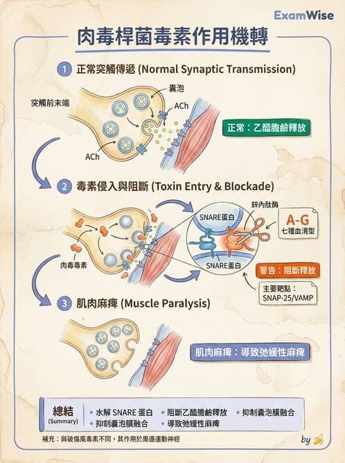 護理師 - 神經傳導、突觸與反射 - AI 圖文解析預覽