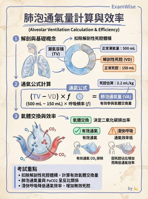 護理師 - 呼吸系統 - AI 圖文解析預覽