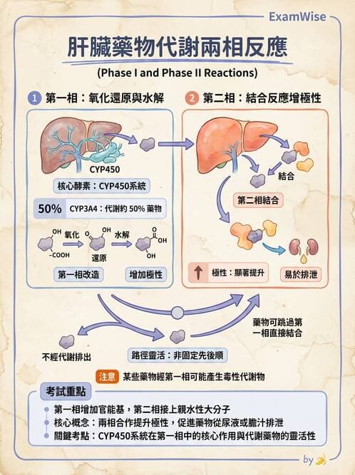護理師 - 藥理學的一般概念 - AI 圖文解析預覽