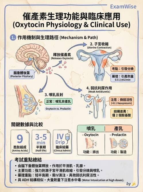 護理師 - 自泌素及藥物 - AI 圖文解析預覽