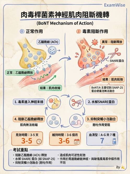 護理師 - 神經傳導、突觸與反射 - AI 圖文解析預覽