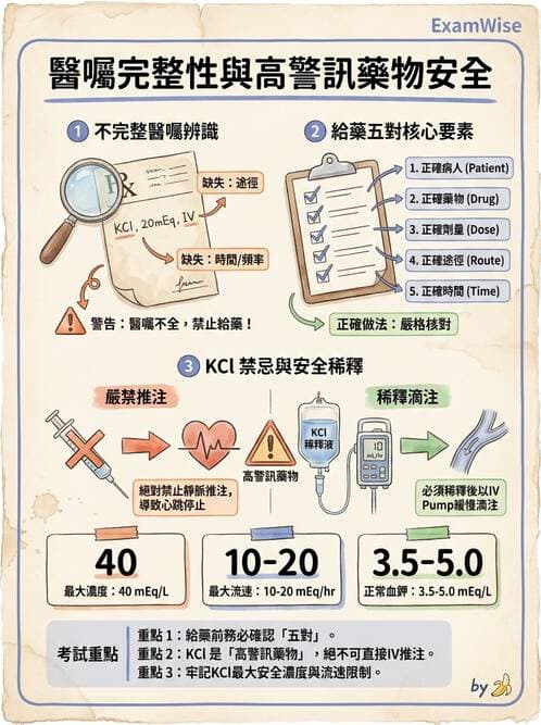 護理師 - 輸血與藥物計算 - AI 圖文解析預覽