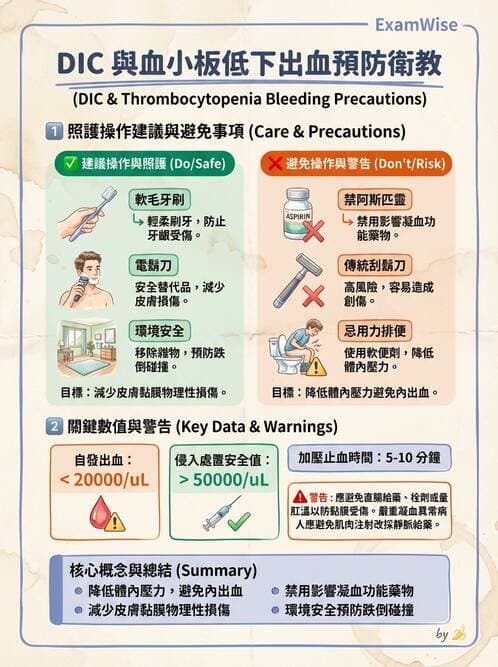 護理師 - 貧血與凝血疾病 - AI 圖文解析預覽