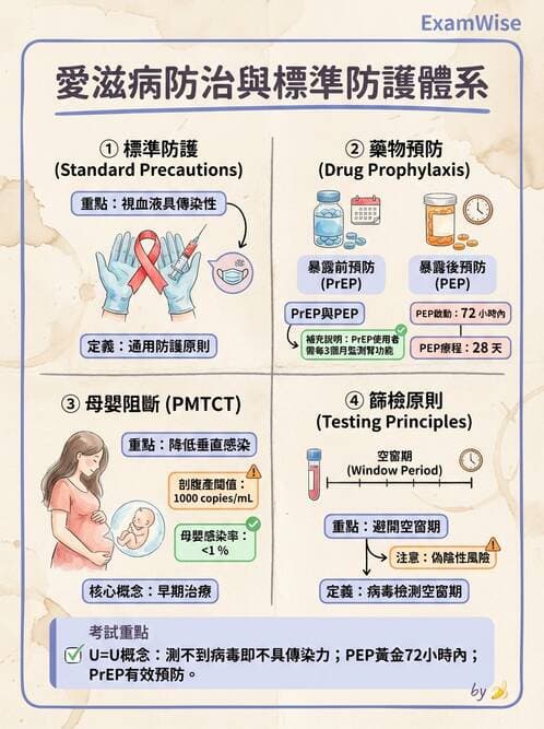 護理師 - 器官移植與AIDS - AI 圖文解析預覽