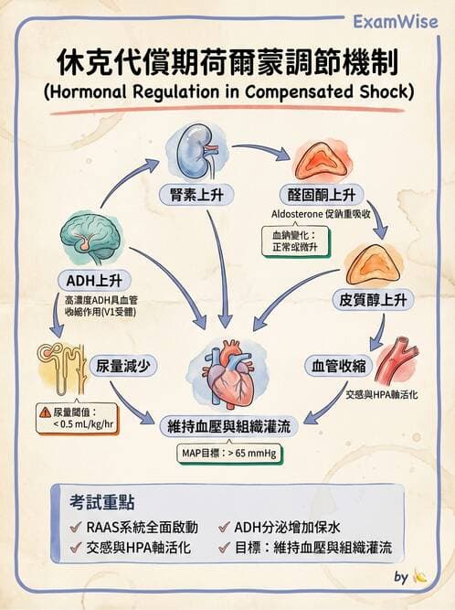 護理師 - 休克與敗血症護理 - AI 圖文解析預覽