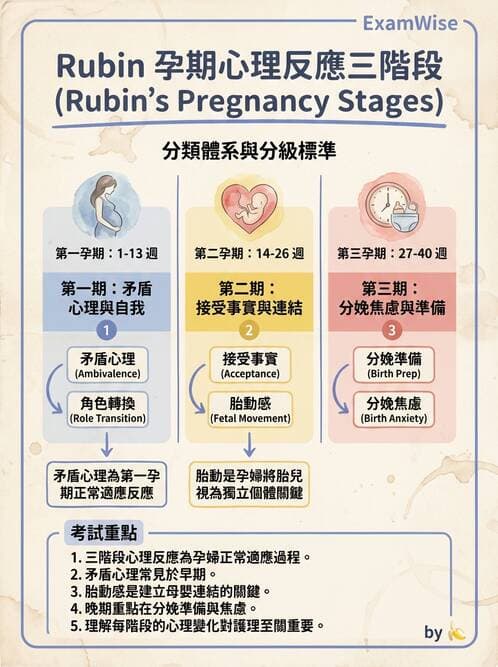 護理師 - 孕期營養心理與衛生政策 - AI 圖文解析預覽