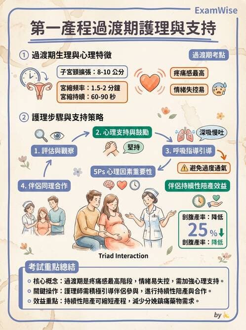 護理師 - 產程機轉與待產護理 - AI 圖文解析預覽