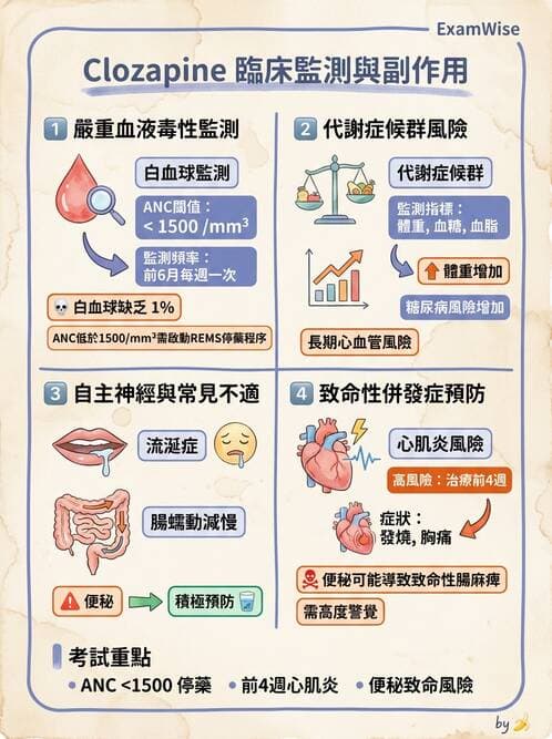 護理師 - 精神科藥物與生物治療 - AI 圖文解析預覽