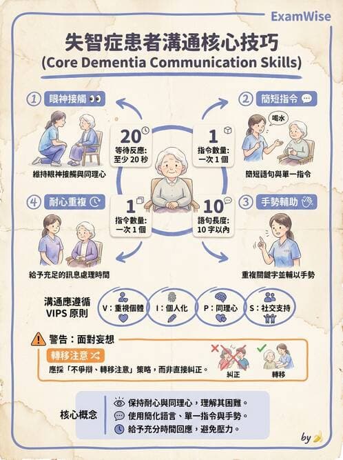 護理師 - 老年精神疾患 - AI 圖文解析預覽