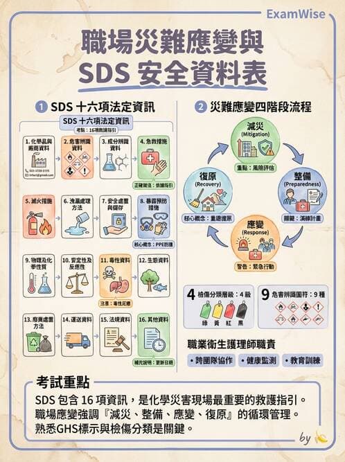 護理師 - 職業衛生護理 - AI 圖文解析預覽