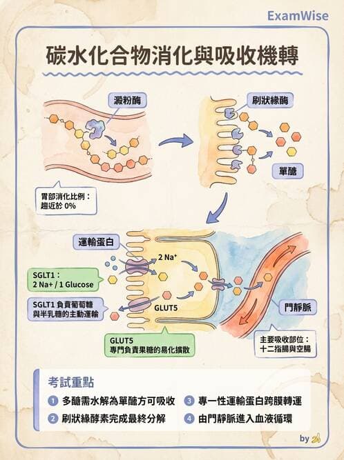護理師 - 消化系統 - AI 圖文解析預覽