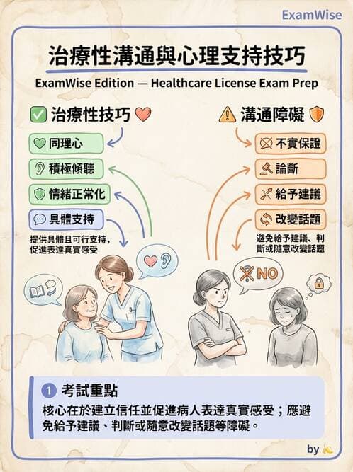護理師 - 護理理論與專業倫理 - AI 圖文解析預覽