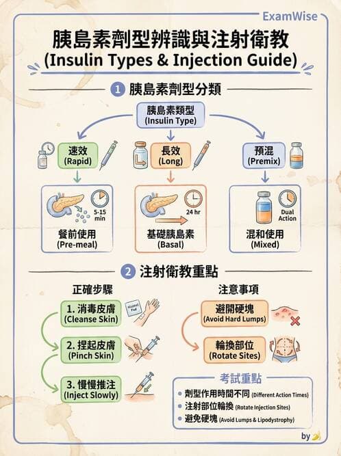 護理師 - 注射技術 - AI 圖文解析預覽