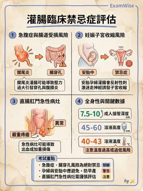 護理師 - 腸道排泄與灌腸護理 - AI 圖文解析預覽