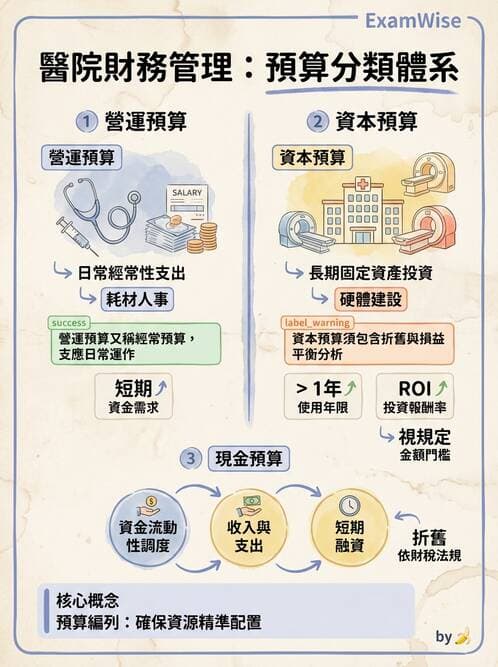 護理師 - 成本預算管理 - AI 圖文解析預覽