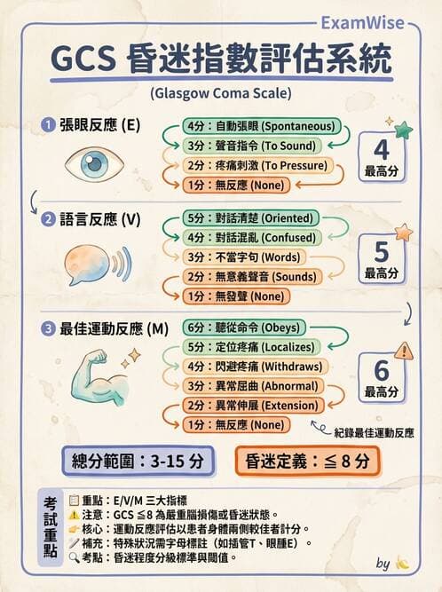 護理師 - 顱內壓升高與頭部外傷 - AI 圖文解析預覽
