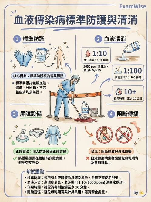 護理師 - 器官移植與AIDS - AI 圖文解析預覽