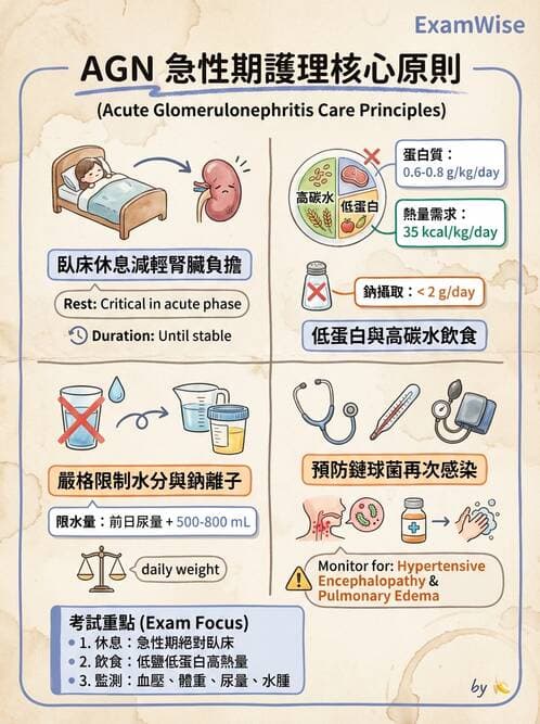 護理師 - 腎炎、腎衰竭與慢性腎臟病 - AI 圖文解析預覽