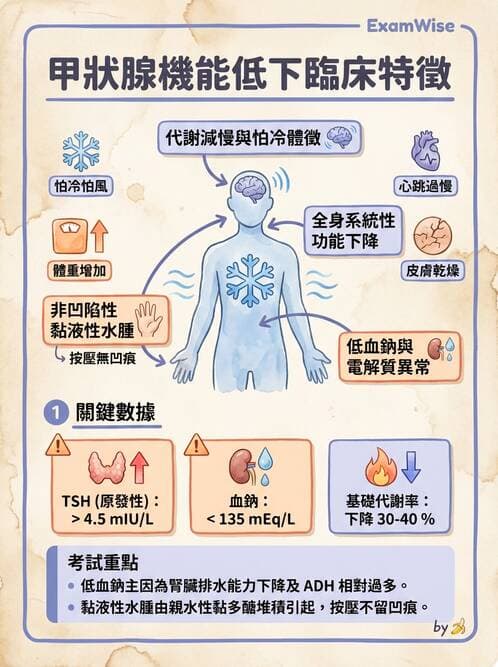 護理師 - 甲狀腺與副甲狀腺疾病 - AI 圖文解析預覽