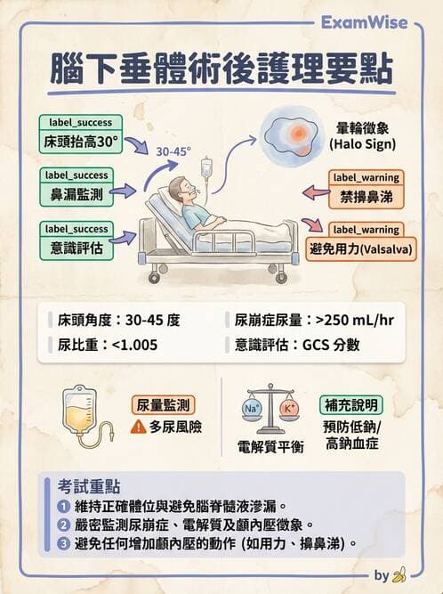 護理師 - 腎上腺與腦下垂體疾病 - AI 圖文解析預覽