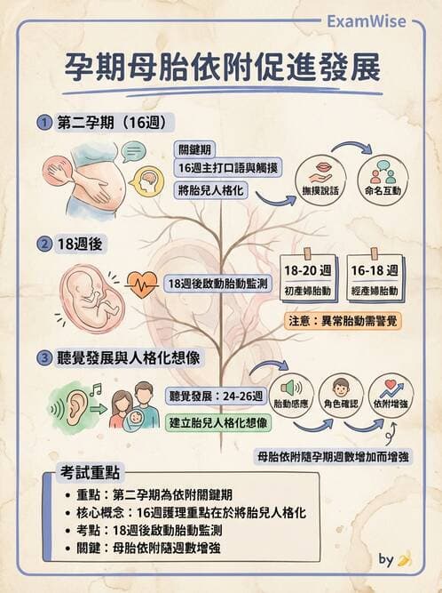 護理師 - 孕期營養心理與衛生政策 - AI 圖文解析預覽