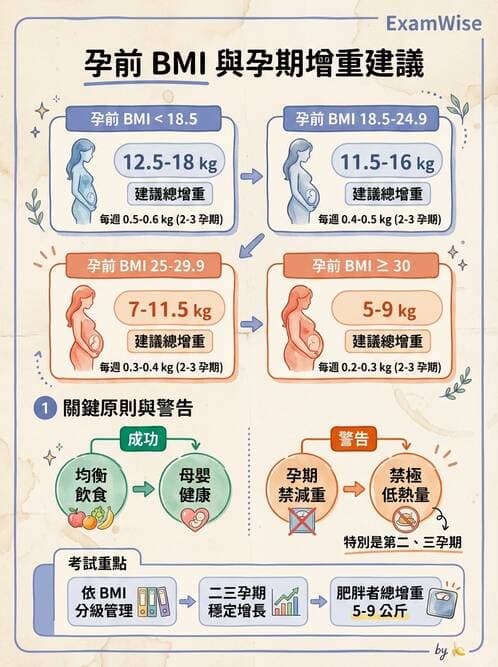 護理師 - 孕期營養心理與衛生政策 - AI 圖文解析預覽