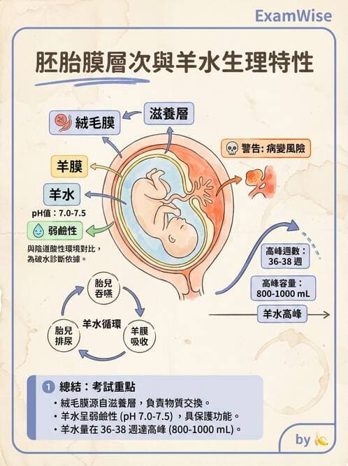 護理師 - 胎兒發育與監測評估 - AI 圖文解析預覽