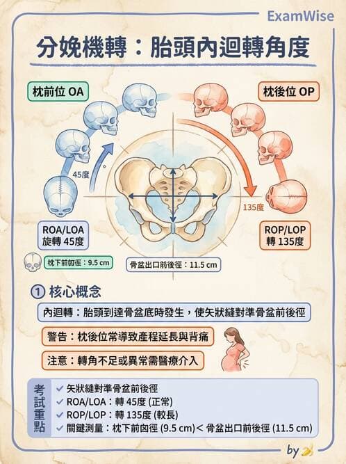 護理師 - 產程機轉與待產護理 - AI 圖文解析預覽