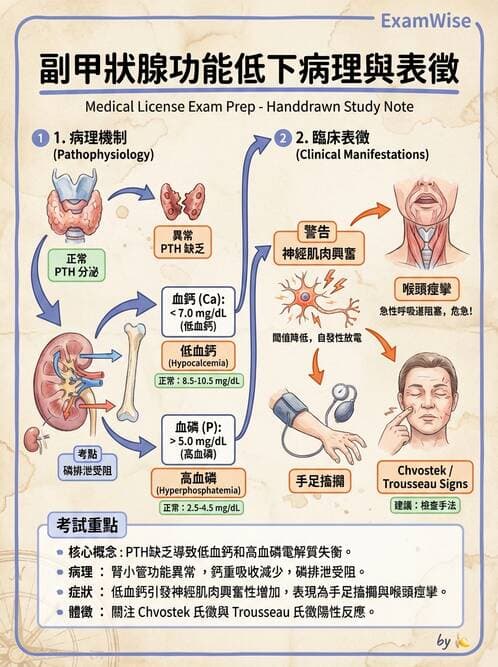 護理師 - 兒童內分泌與代謝疾病 - AI 圖文解析預覽