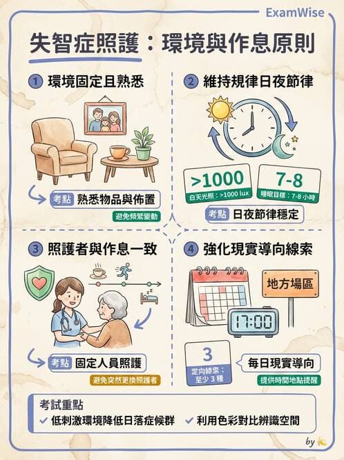 護理師 - 老年精神疾患 - AI 圖文解析預覽