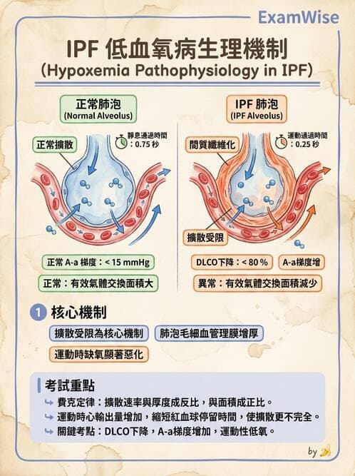 內專 - 間質性肺病與肺纖維化 - AI 圖文解析預覽
