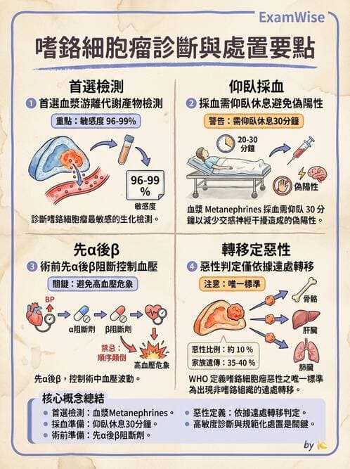 內專 - 嗜鉻細胞瘤與腎上腺髓質 - AI 圖文解析預覽
