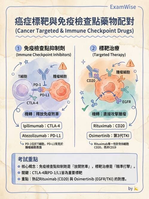 內專 - 免疫與標靶治療 - AI 圖文解析預覽