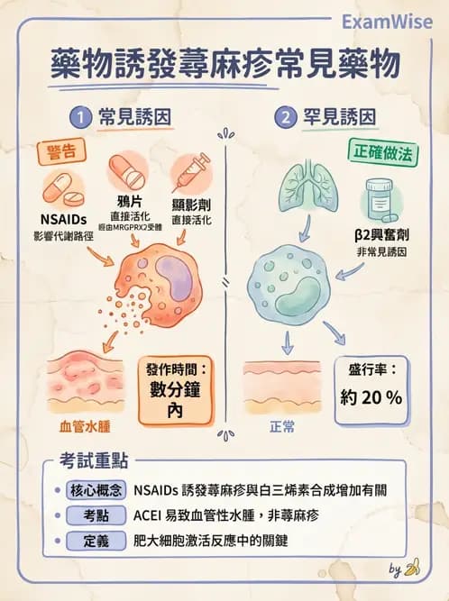 內專 - 免疫皮膚病與藥物反應 - AI 圖文解析預覽