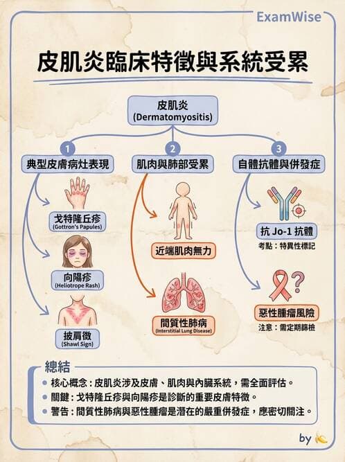 內專 - 免疫皮膚病與藥物反應 - AI 圖文解析預覽