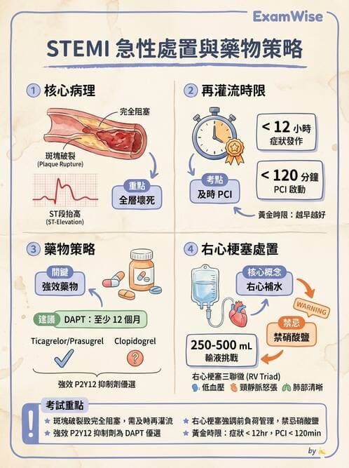 內專 - 急性冠心症 - AI 圖文解析預覽