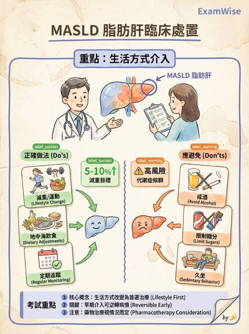 內專 - 急性肝炎、脂肪肝與其他肝病 - AI 圖文解析預覽