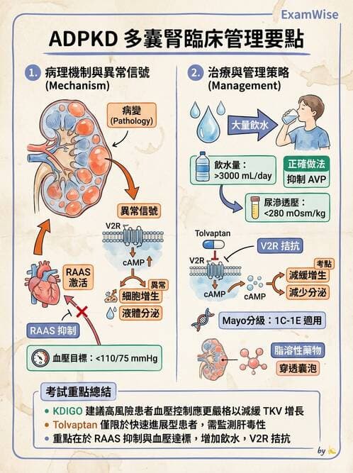 內專 - 多囊腎與腎結石 - AI 圖文解析預覽