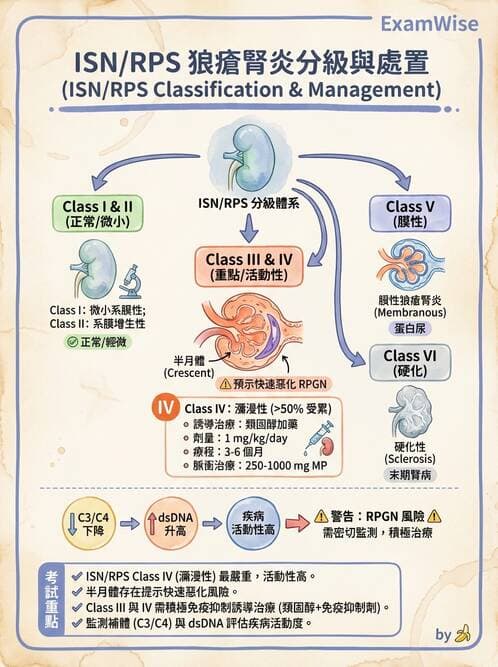 內專 - 繼發性腎絲球腎炎 - AI 圖文解析預覽