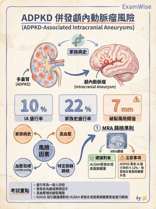 內專 - 多囊腎與腎結石 - AI 圖文解析預覽