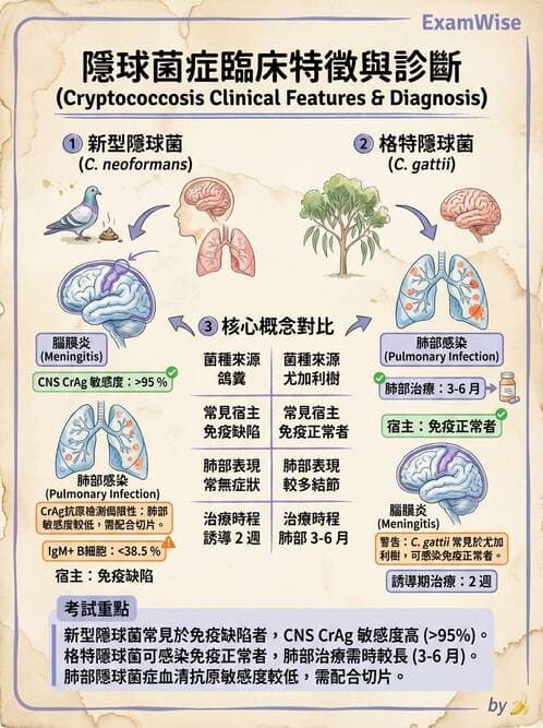 內專 - 特殊病原體、黴菌與人畜共通感染 - AI 圖文解析預覽