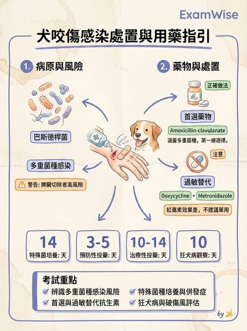 內專 - 特殊病原體、黴菌與人畜共通感染 - AI 圖文解析預覽