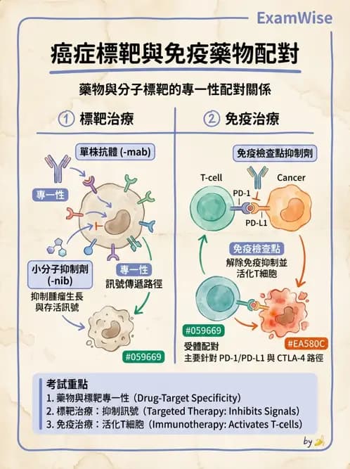內專 - 免疫與標靶治療 - AI 圖文解析預覽
