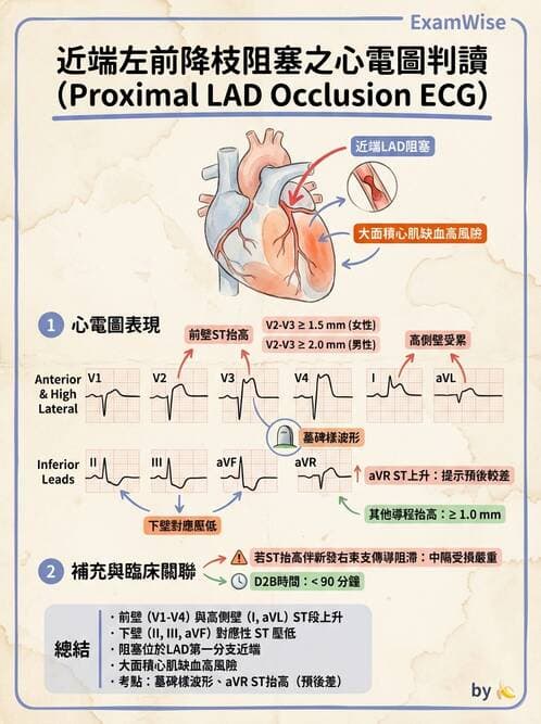內專 - 急性冠心症 - AI 圖文解析預覽
